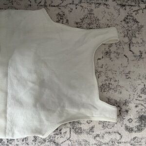 Out from Under- Sporty Seamless Bra Top Ribbed Square-Neck backless tank